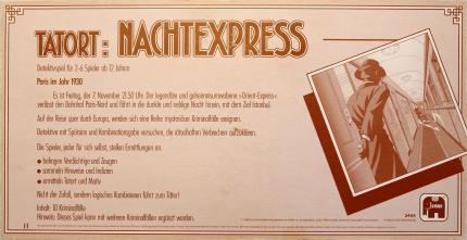 Tatort Nachtexpress Rückseite