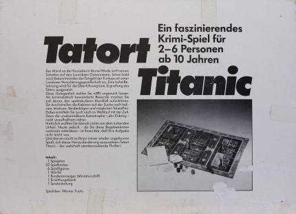 Tatort Titanic Rückseite