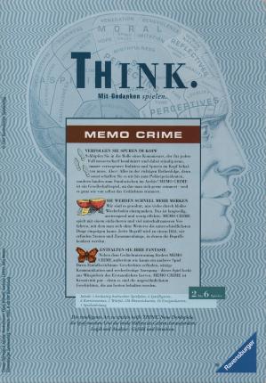 Think. Memo Crime Rückseite