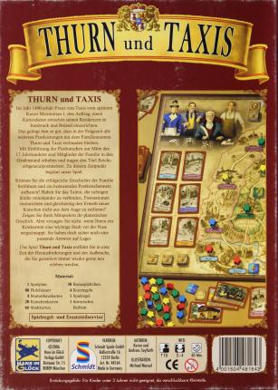 Thurn und Taxis Rückseite