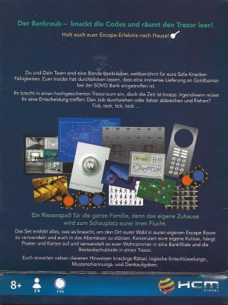 Trapped – Bankraub Rückseite