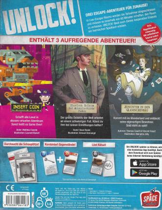 Unlock! – Heroic Adventures Rückseite