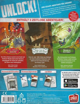 Unlock! – Timeless Adventures Rückseite