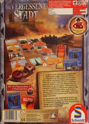 Die vergessene Stadt Rückseite