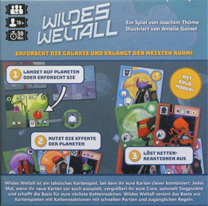 Wildes Weltall Rückseite