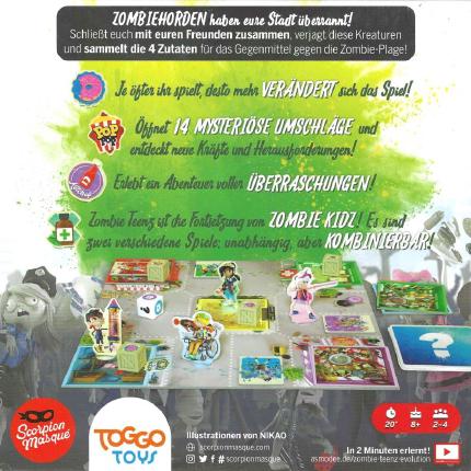 Zombie Teenz Evolution Rückseite